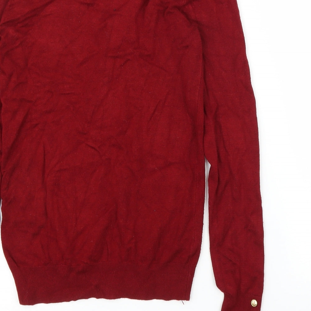 Zara Womens Purple   Pullover Jumper Size S