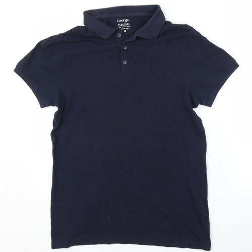 George Mens Blue    Polo Size M
