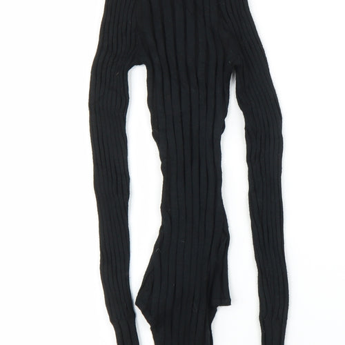 Missguided Womens Black   Leotard One-Piece Size 8