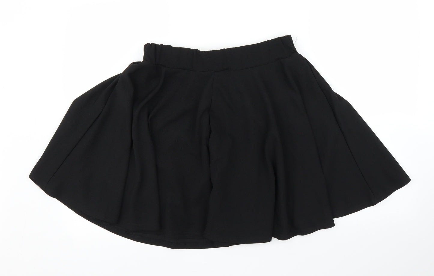 Preworn Womens Black   A-Line Skirt Size L