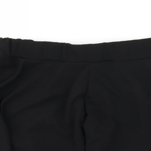 Preworn Womens Black   A-Line Skirt Size L