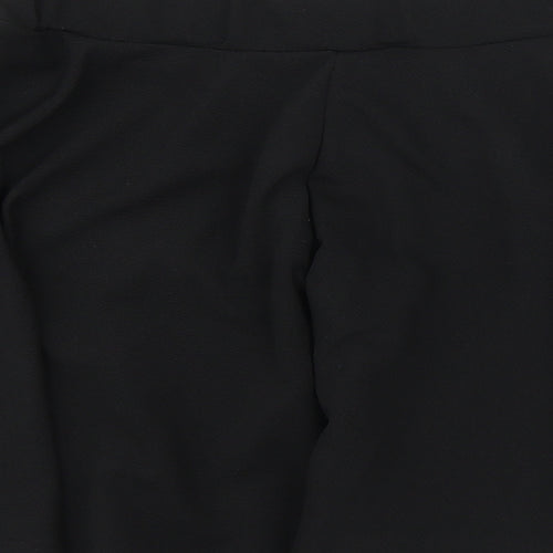 Preworn Womens Black   A-Line Skirt Size L
