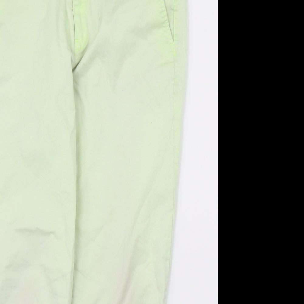 Gap Womens Green  Denim Capri Jeans Size 16 L22 in