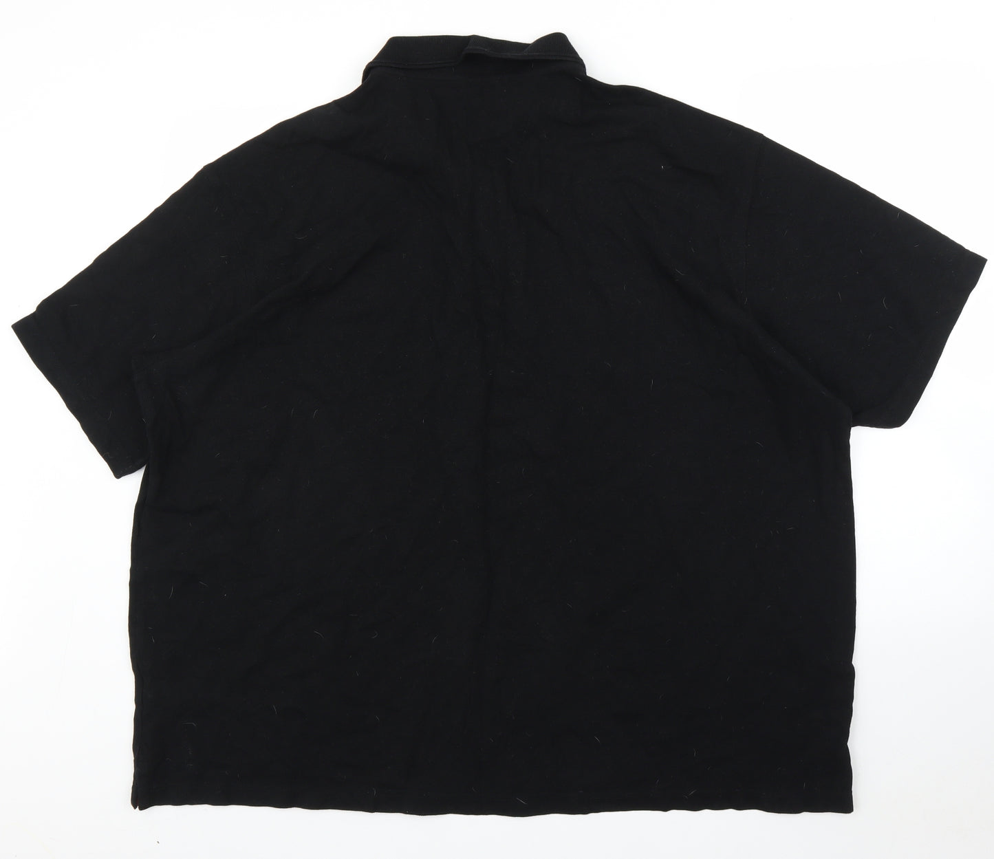 Cotton Traders Mens Black    Polo Size 4XL