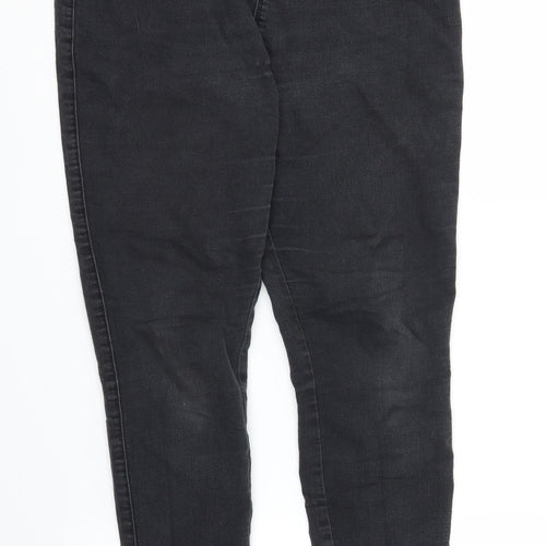 Primark Womens Black  Denim Skinny Jeans Size 12 L23 in