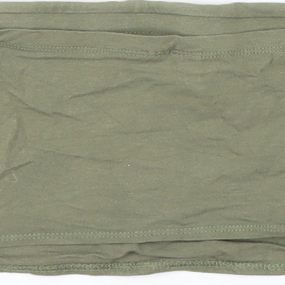H&M Womens Green   Cropped Blouse Size M  - Boob Tube