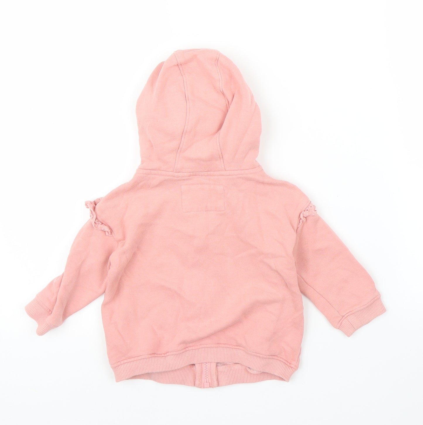 NEXT Girls Pink   Full Zip Jumper Size 9-12 Months