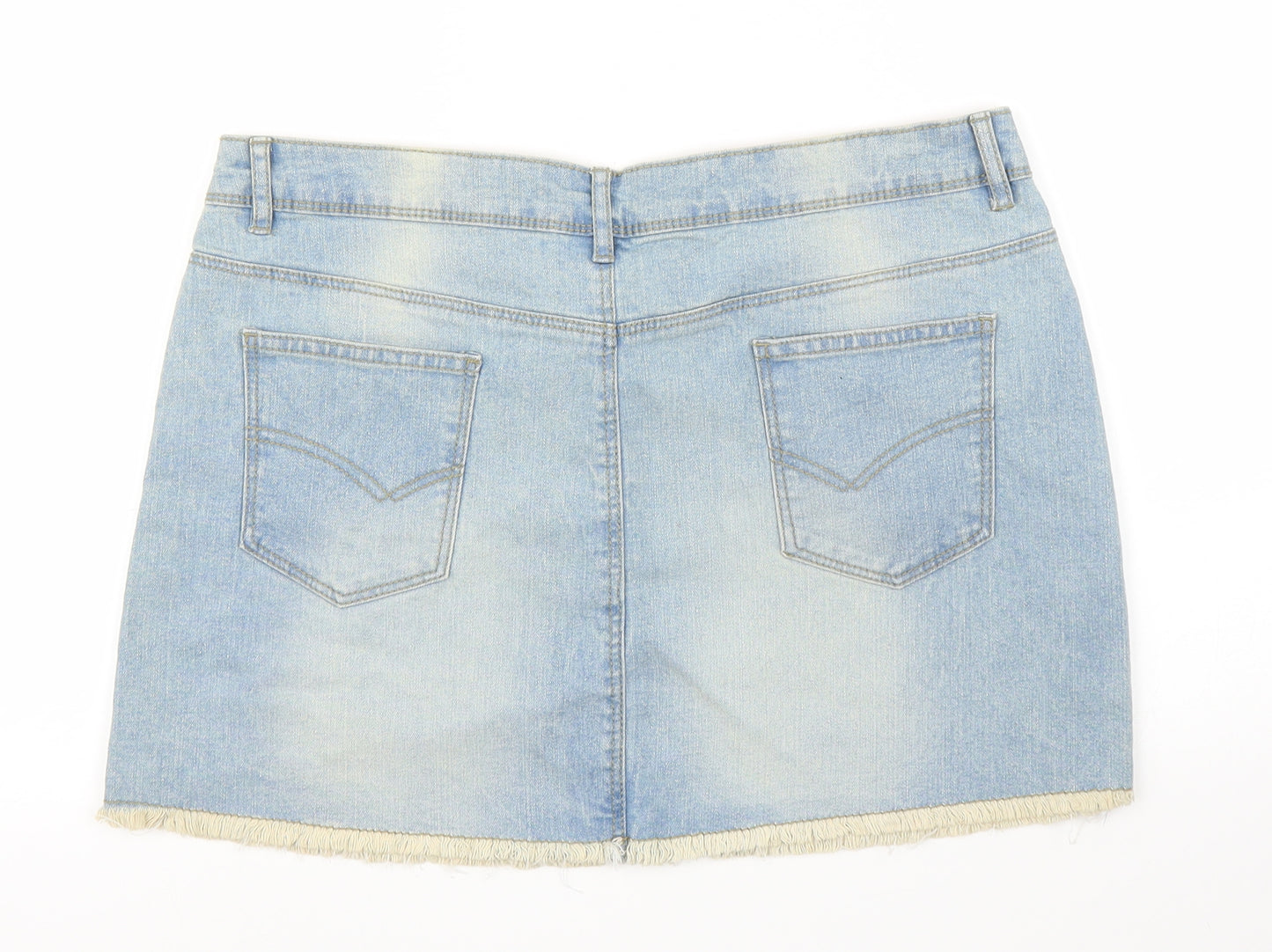 Primark Womens Blue   A-Line Skirt Size 14
