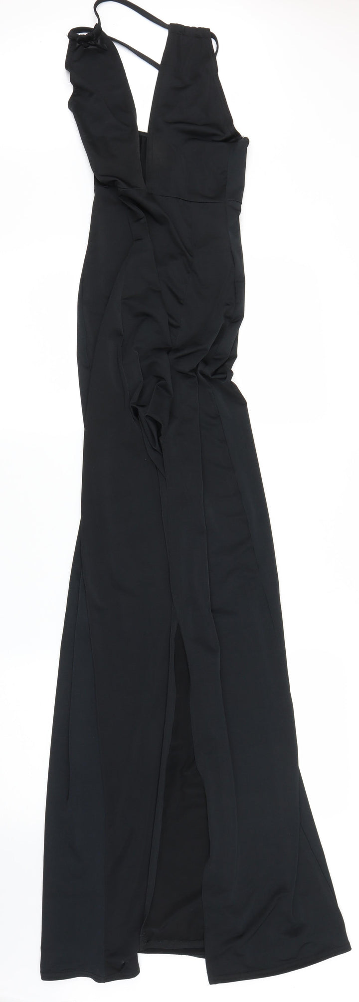 PRETTYLITTLETHING Womens Black   A-Line  Size S  - Split down front