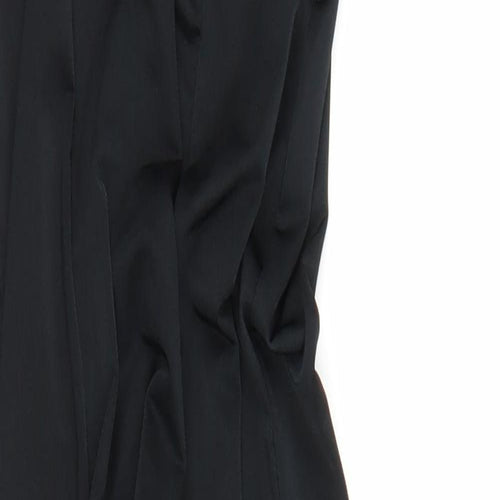 PRETTYLITTLETHING Womens Black   A-Line  Size S  - Split down front