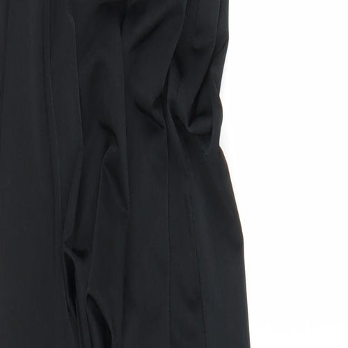 PRETTYLITTLETHING Womens Black   A-Line  Size S  - Split down front