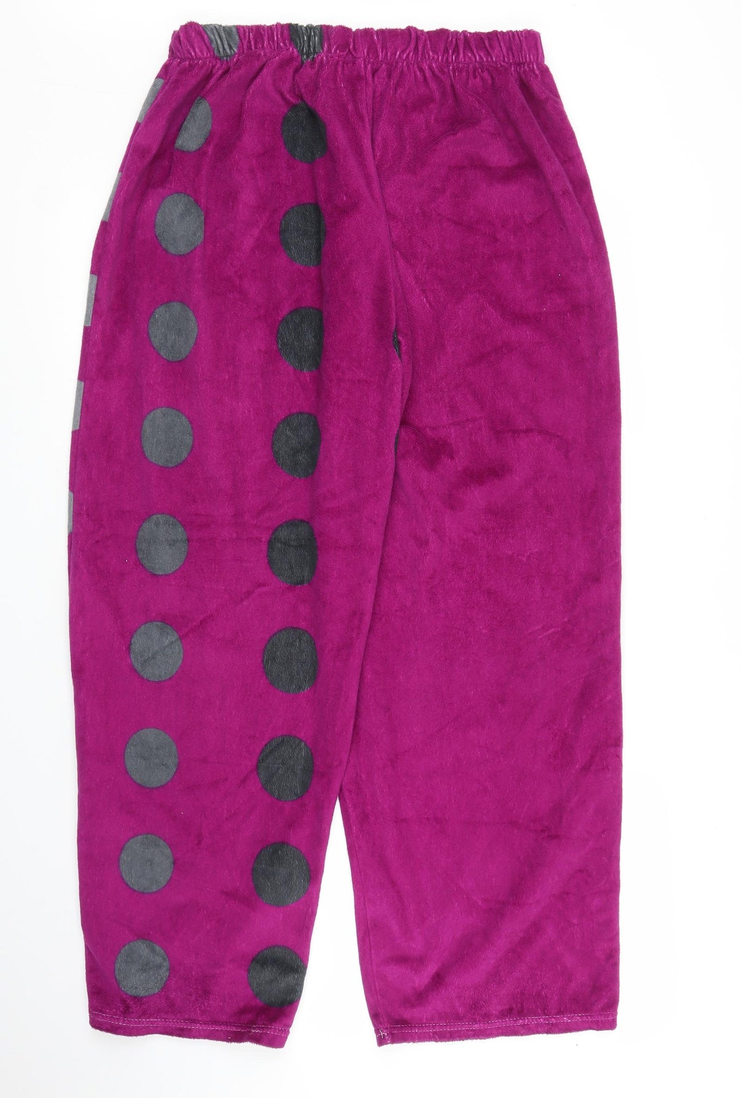 Preworn Womens Purple Polka Dot  Chemise Pyjama Pants Size L