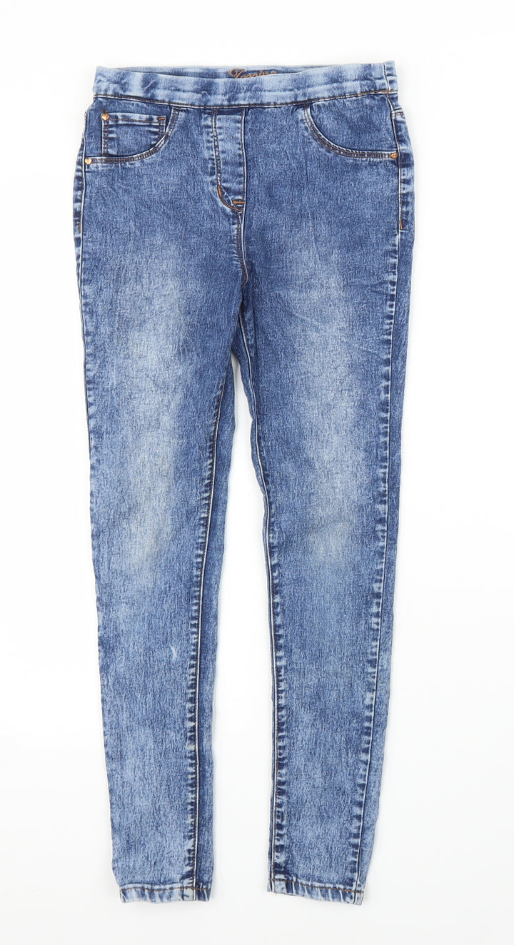 George Girls Blue  Denim Jegging Jeans Size 10-11 Years