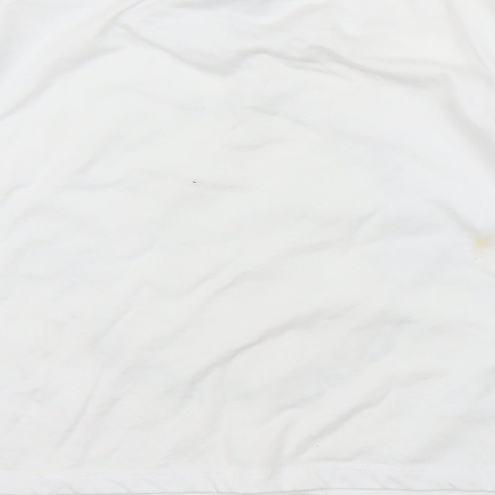 Primark Girls White   Ringer T-Shirt Size 12-13 Years  - Disney