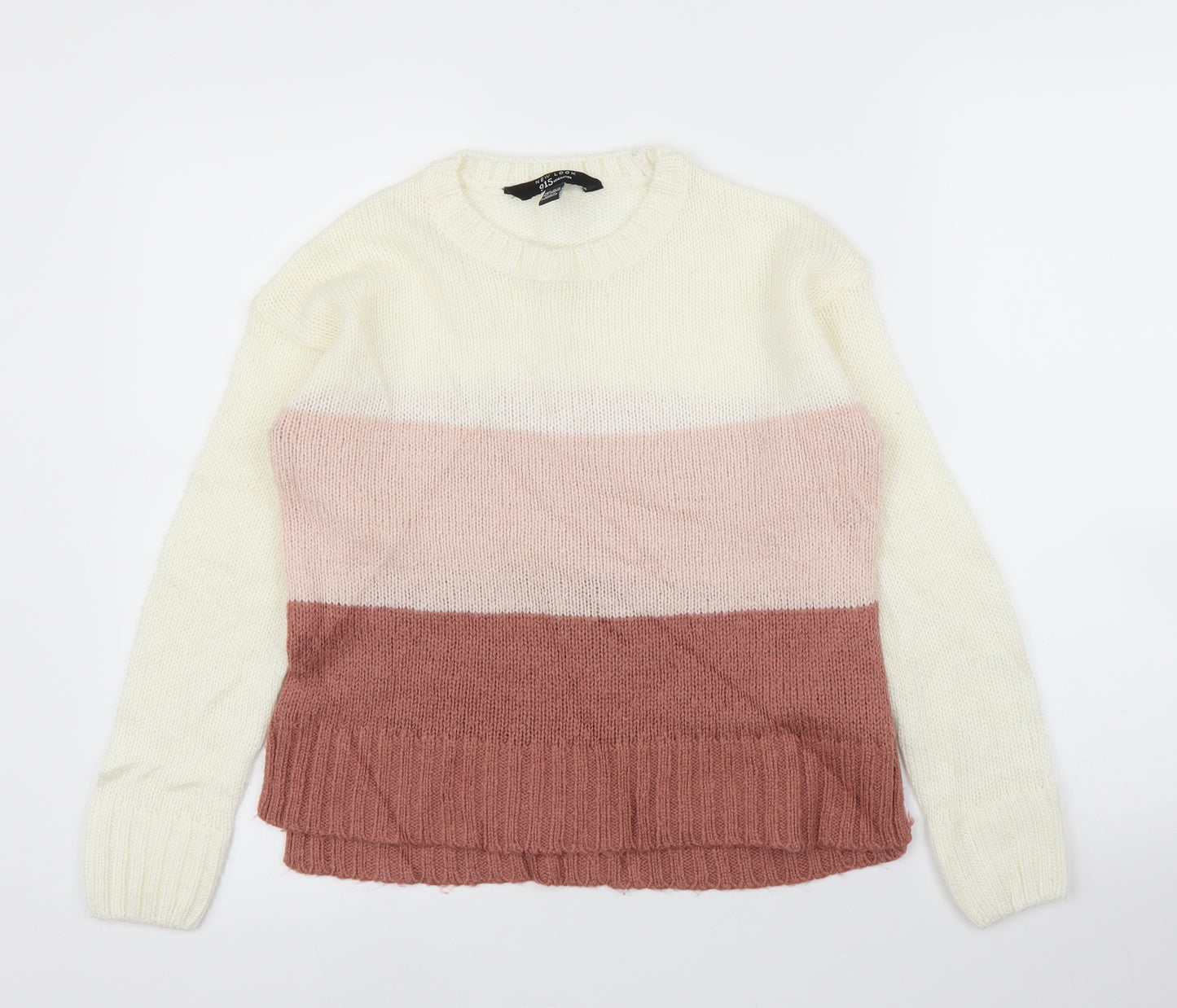 New Look Girls Pink   Pullover Jumper Size 12-13 Years