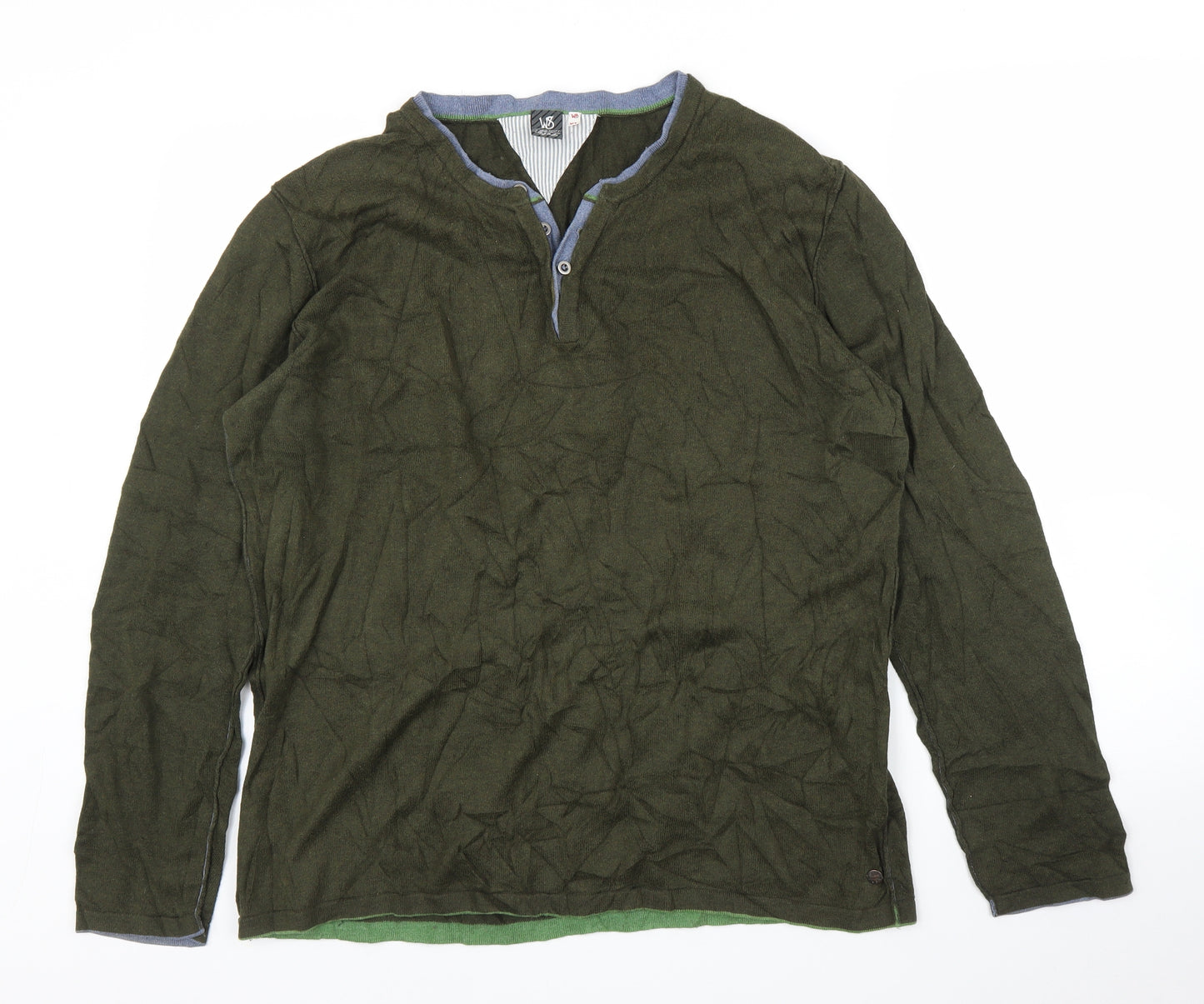 White Stuff Mens Green   Pullover Jumper Size XL