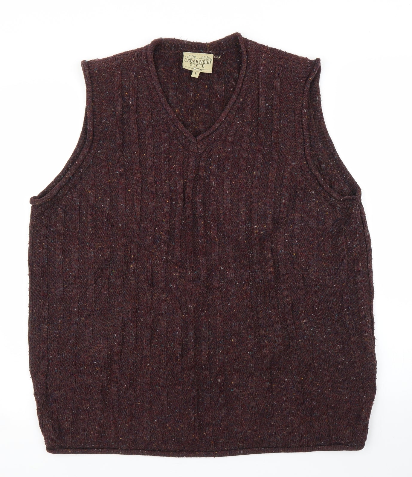 Primark Mens Purple   Vest Jumper Size L