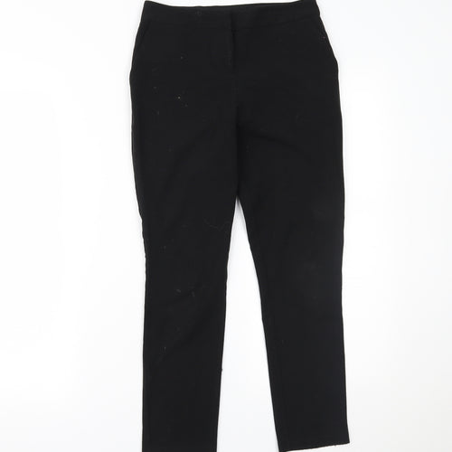 George Girls Black   Cropped Trousers Size 9-10 Years