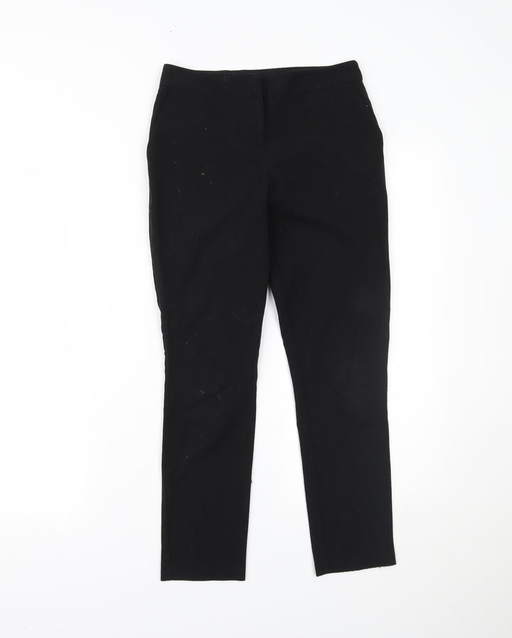 George Girls Black   Cropped Trousers Size 9-10 Years