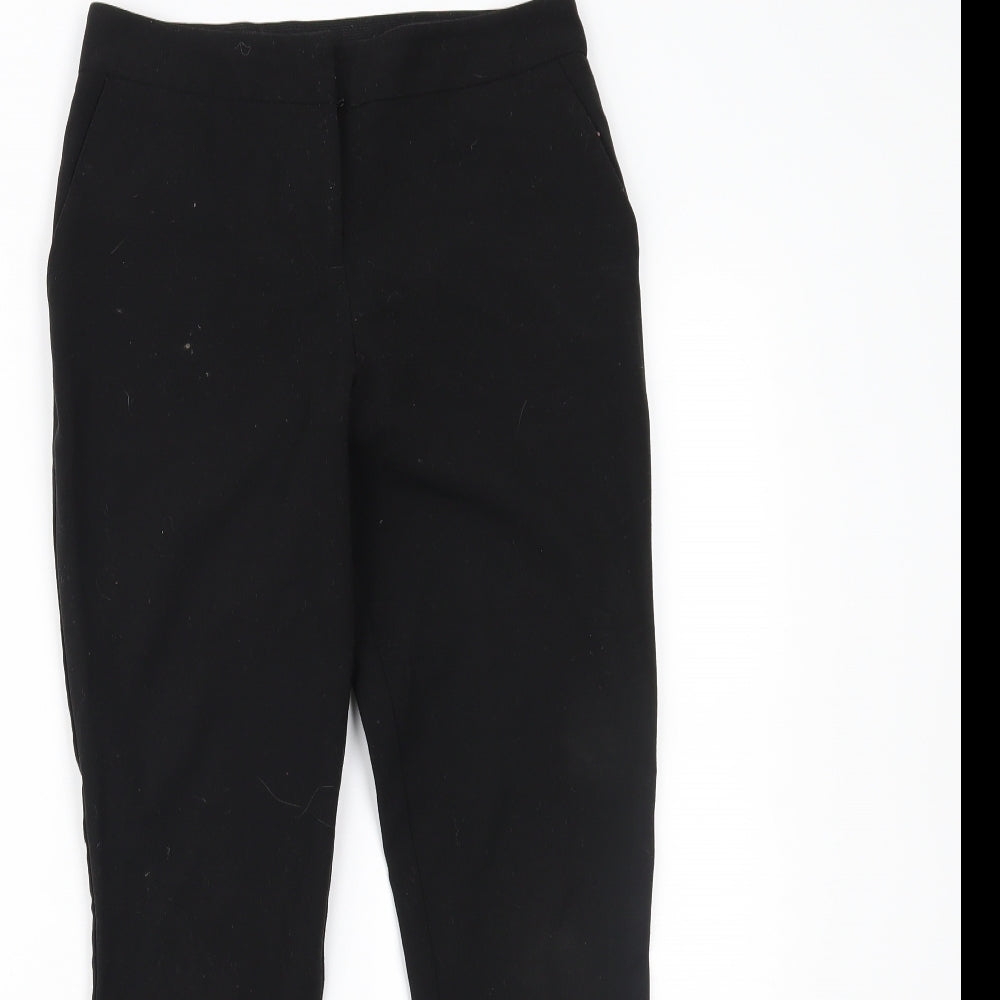 George Girls Black   Cropped Trousers Size 9-10 Years