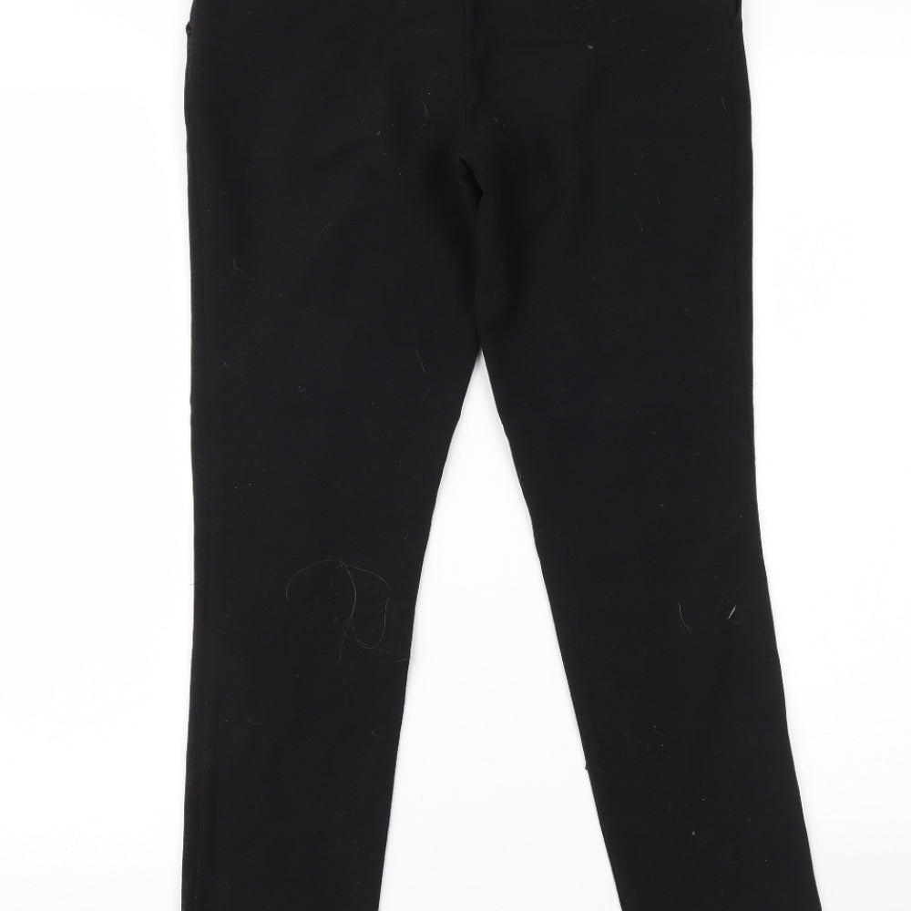 George Girls Black   Cropped Trousers Size 9-10 Years