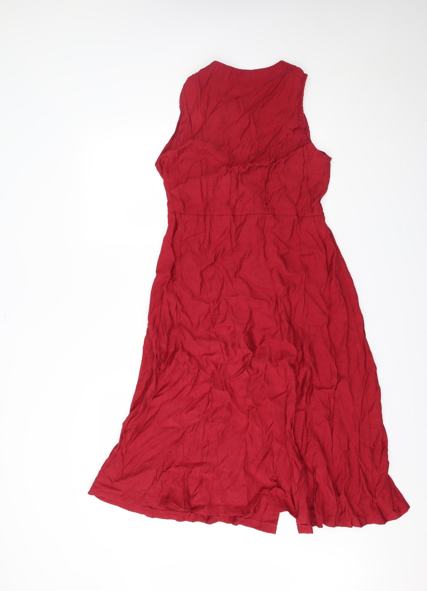 SheIn Womens Red   Shirt Dress  Size XL