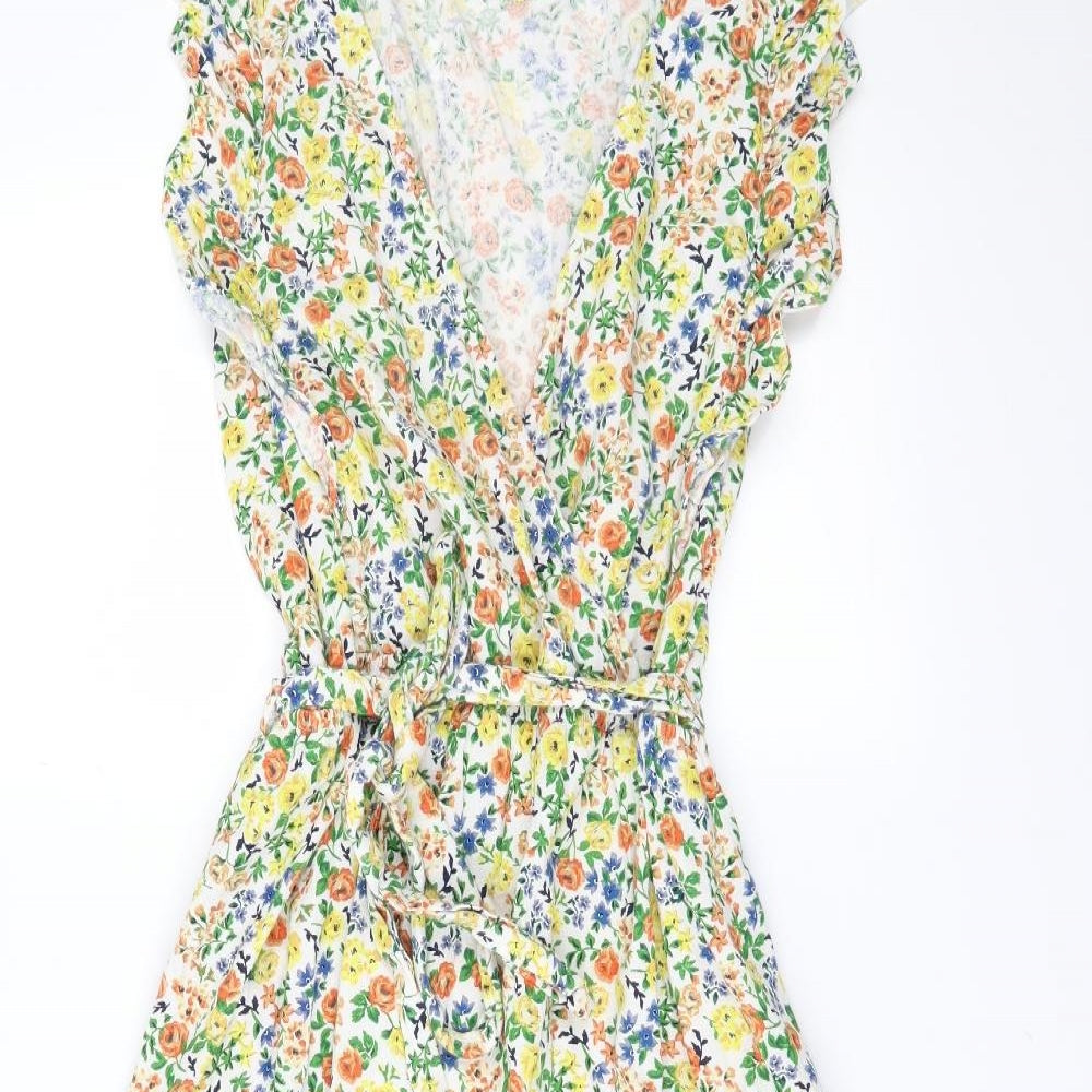 F&F Womens Multicoloured Floral  Fit & Flare  Size 16