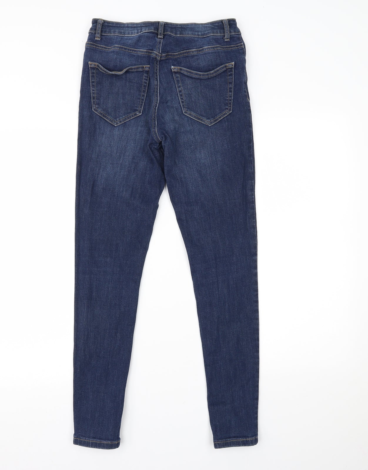 Primark Womens Blue  Denim Skinny Jeans Size 10 L27 in