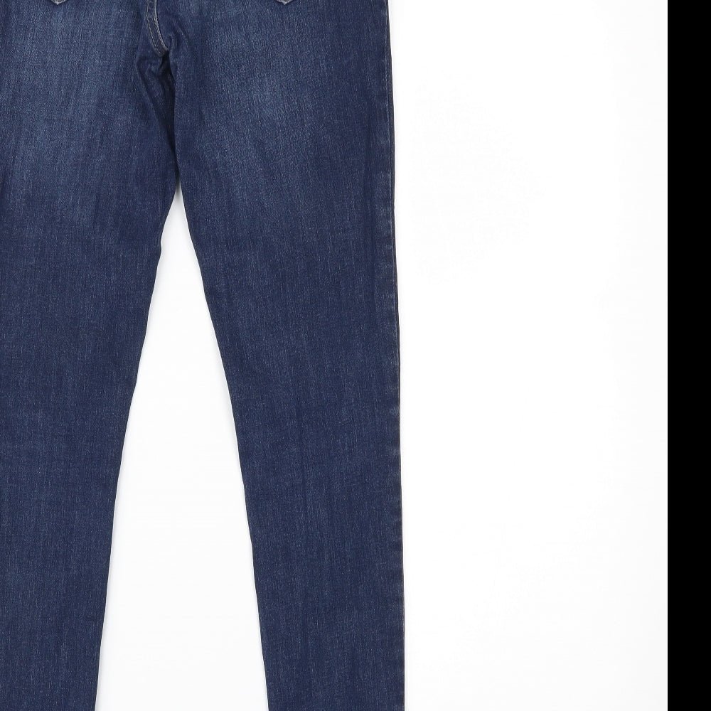 Primark Womens Blue  Denim Skinny Jeans Size 10 L27 in