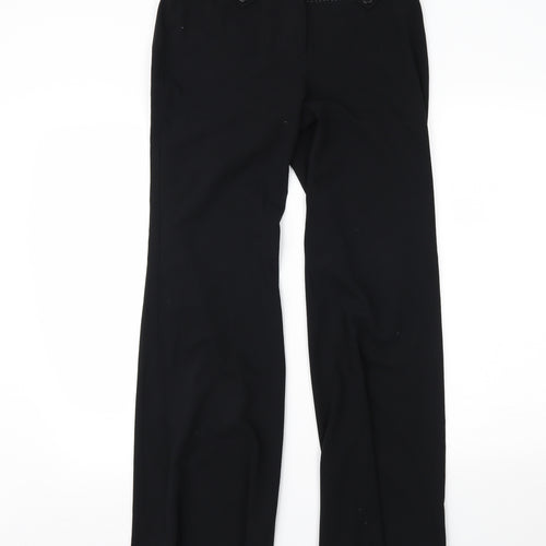 NEXT Womens Black   Trousers  Size 8 L30 in