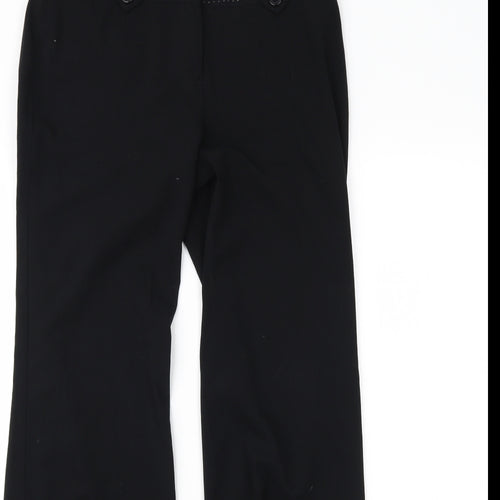 NEXT Womens Black   Trousers  Size 8 L30 in