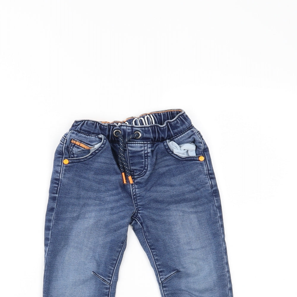 F&F Boys Blue  Denim Straight Jeans Size 3-4 Years