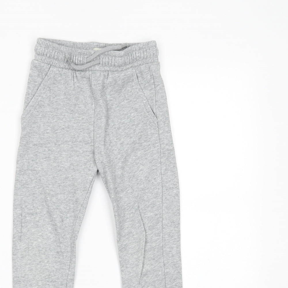 F&F Boys Grey   Jogger Trousers Size 6-7 Years