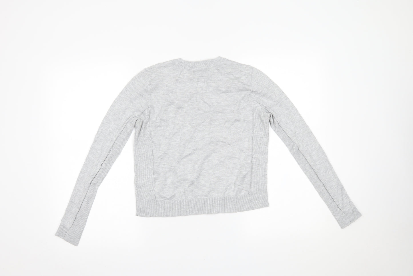 Topshop Womens Grey   Basic Blouse Size 8