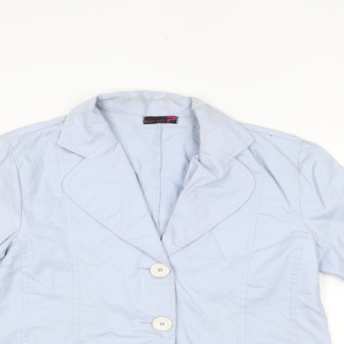 Why Not Womens Blue   Jacket  Size 12