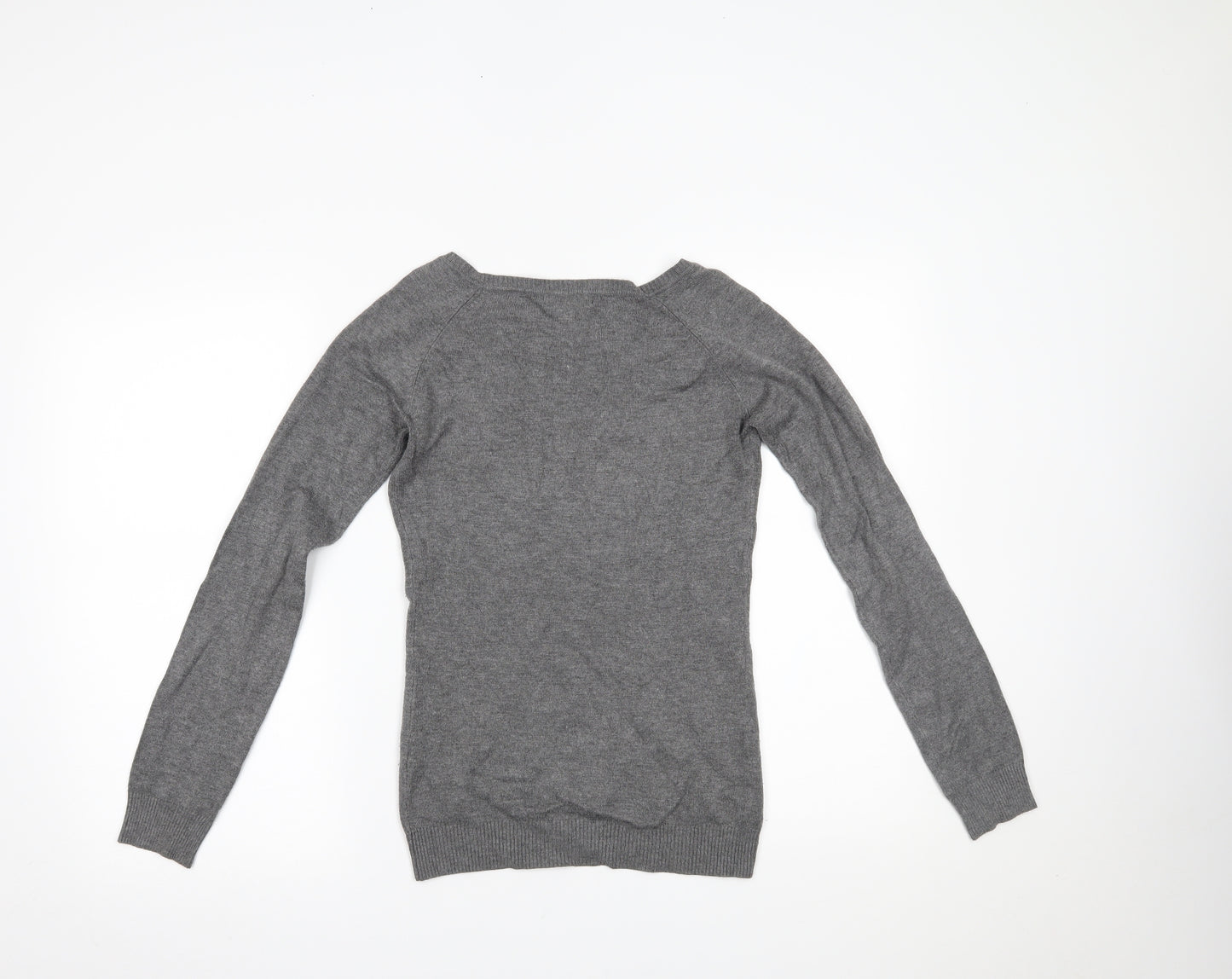 ODEMAI Womens Grey   Pullover Jumper Size S