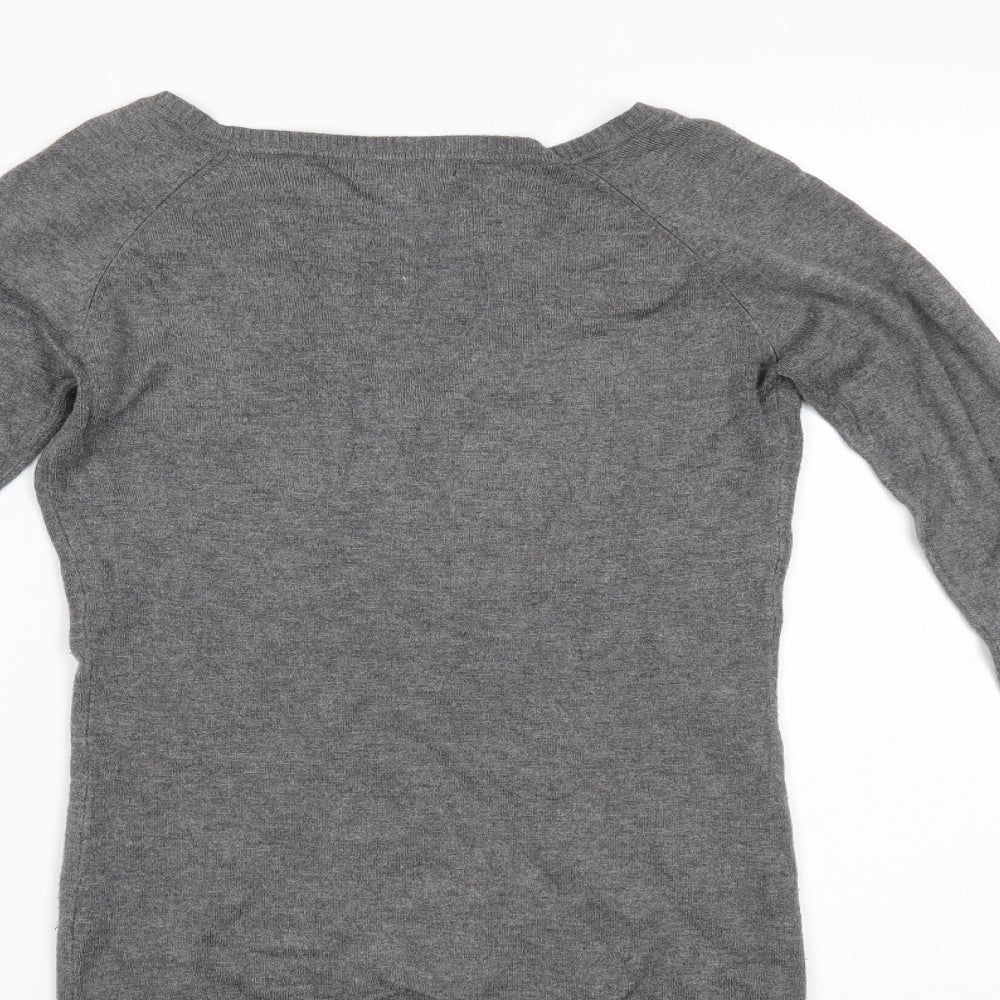 ODEMAI Womens Grey   Pullover Jumper Size S