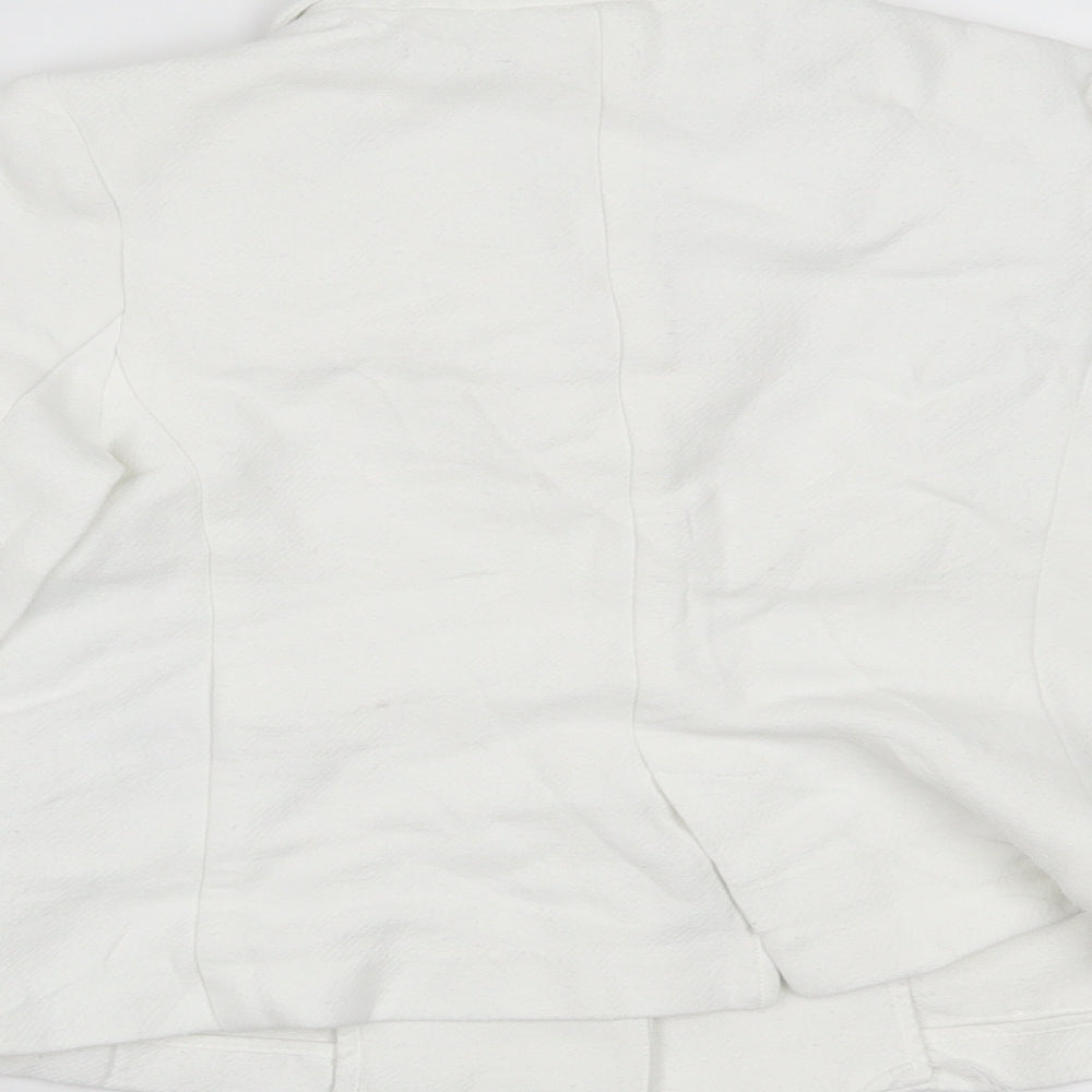 Zara Girls White   Jacket Blazer Size 11-12 Years