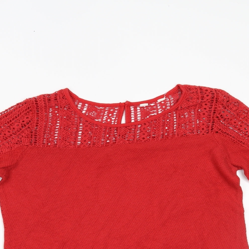 Matalan Womens Red   Basic Blouse Size 10