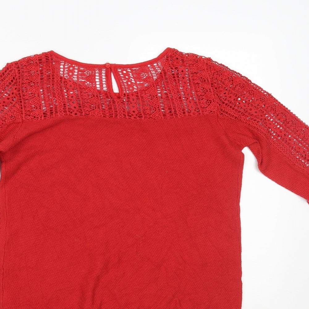 Matalan Womens Red   Basic Blouse Size 10