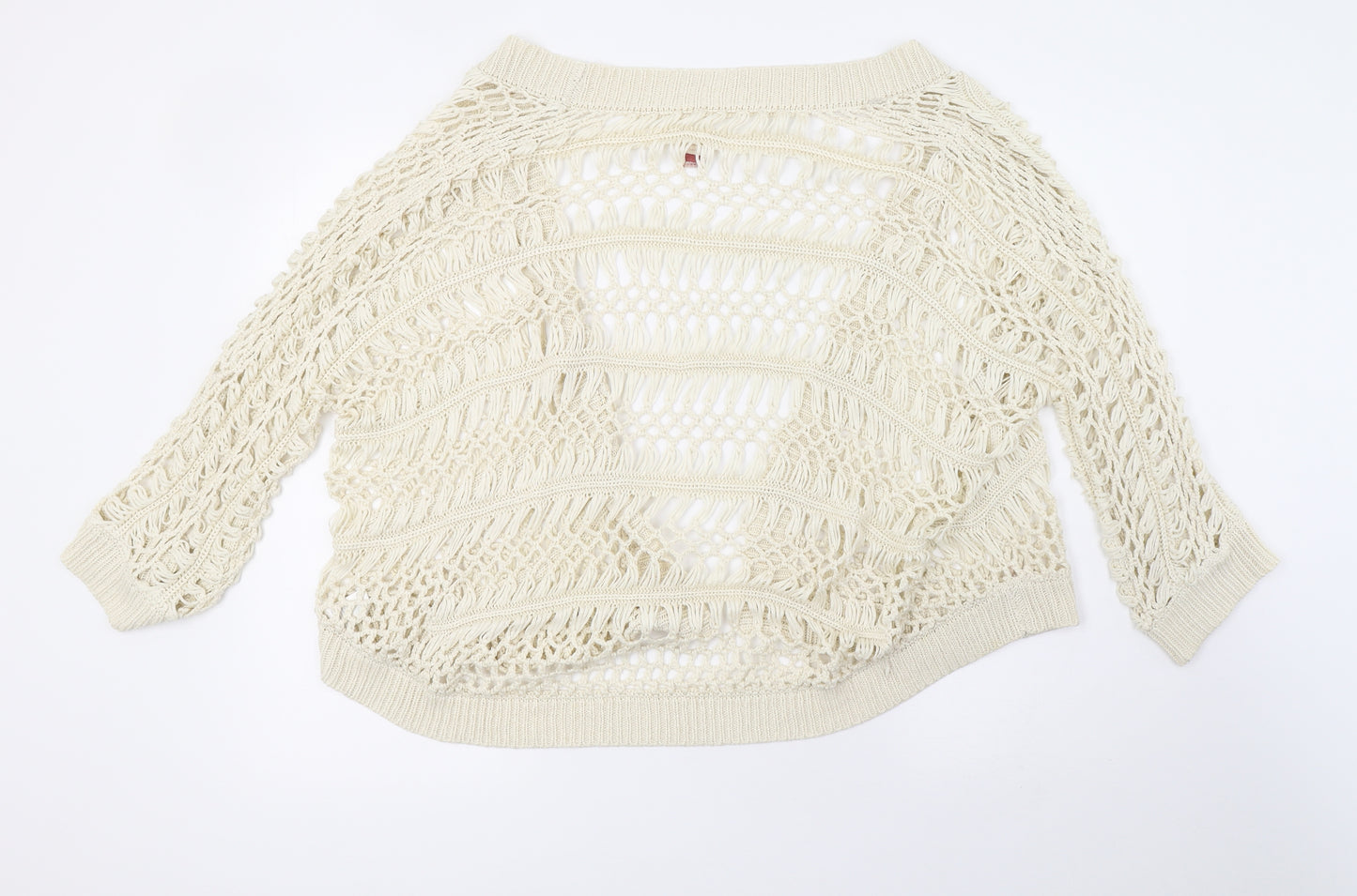 Matalan Womens White   Cardigan Jumper Size M