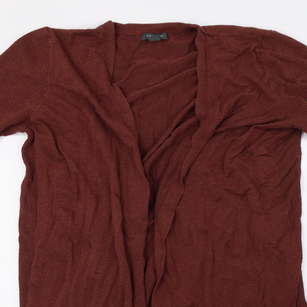 Primark Womens Brown  Knit Cardigan Jumper Size 18