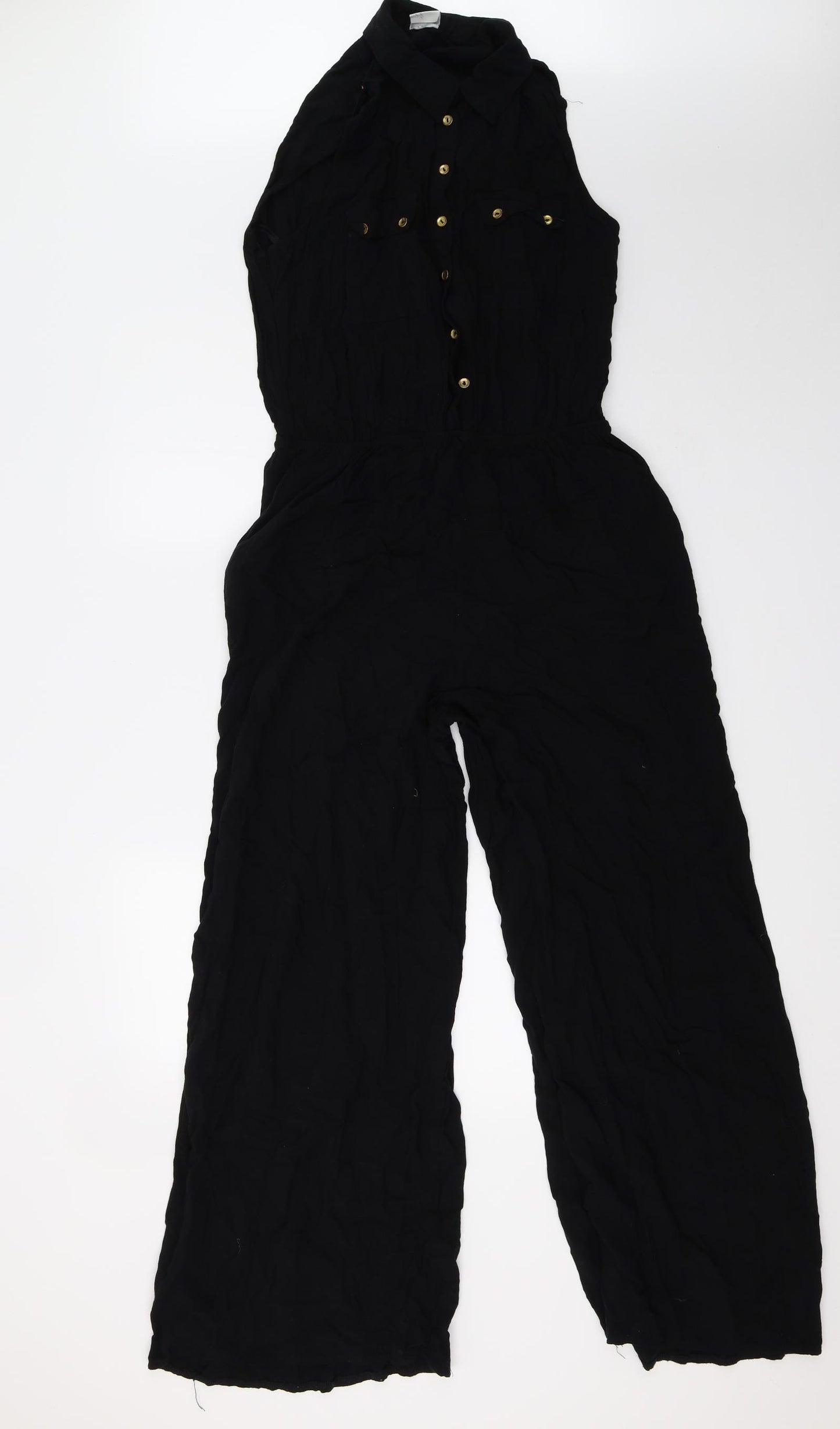 George Womens Black   Jumpsuit One-Piece Size 14