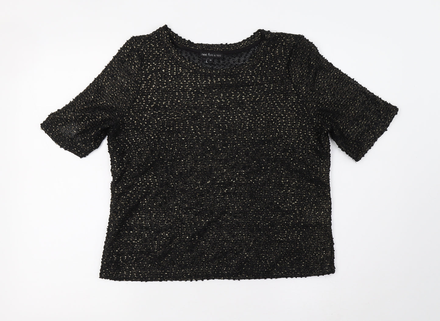 NEXT Womens Black   Basic T-Shirt Size 10