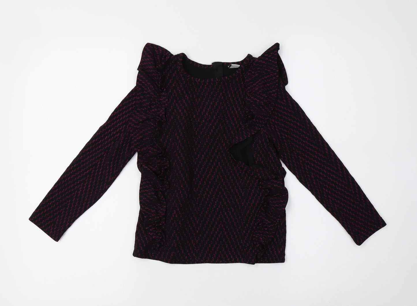 Sainsburys Girls Black   Basic Casual Size 7 Years