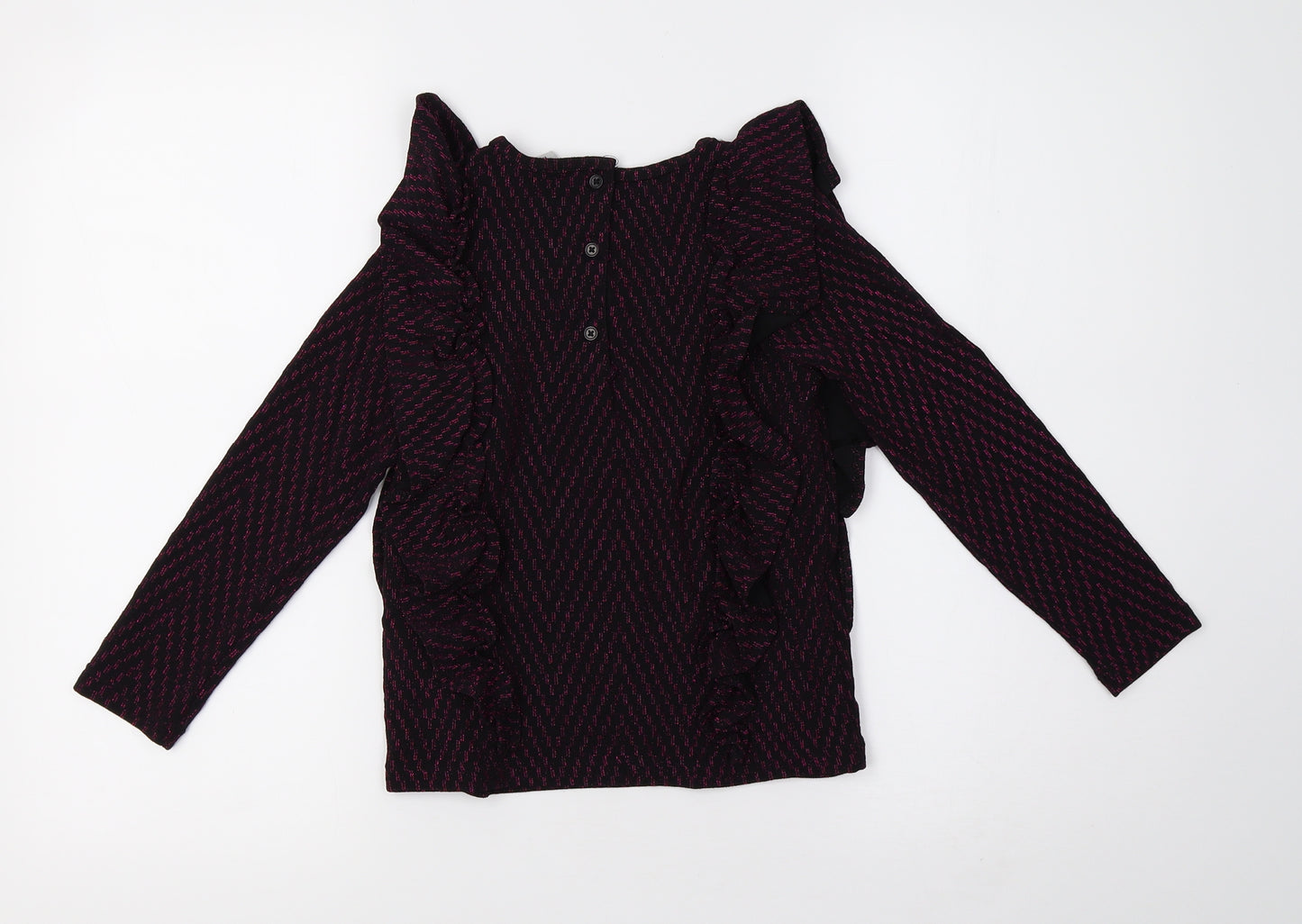 Sainsburys Girls Black   Basic Casual Size 7 Years