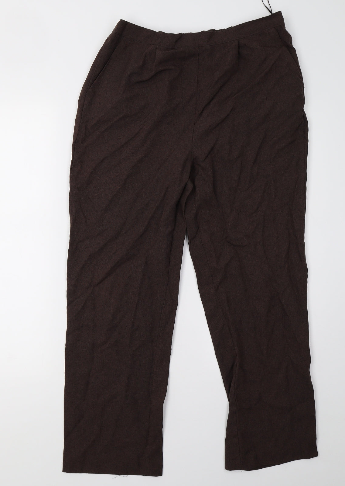 Bonmarché Womens Brown   Trousers  Size 14 L28 in