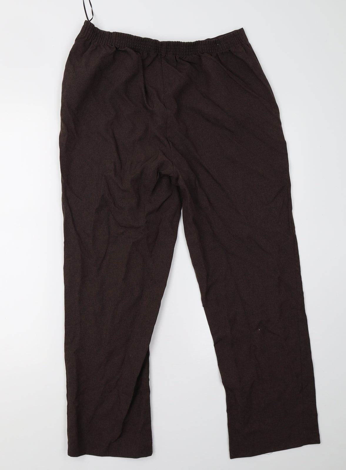 Bonmarché Womens Brown   Trousers  Size 14 L28 in
