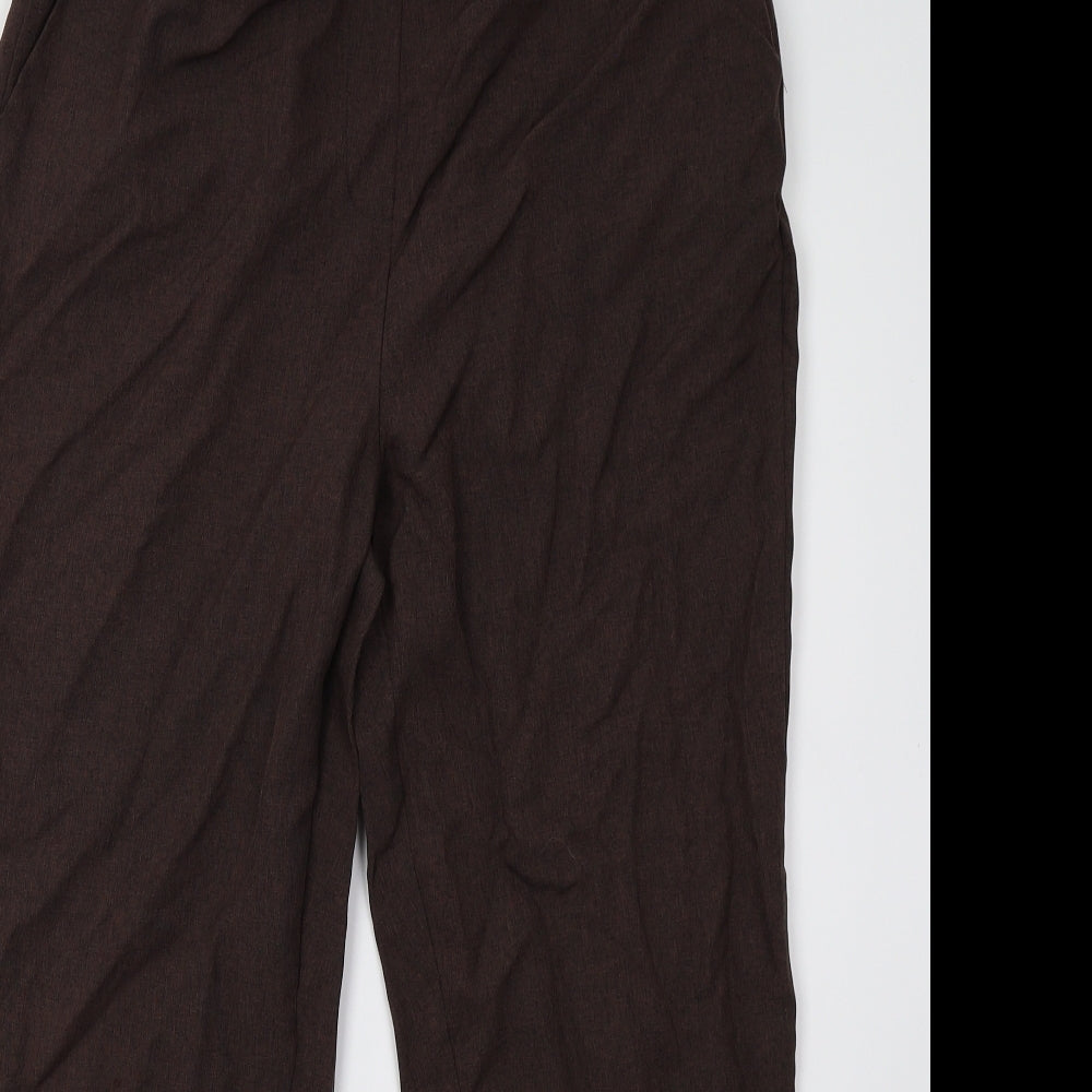 Bonmarché Womens Brown   Trousers  Size 14 L28 in