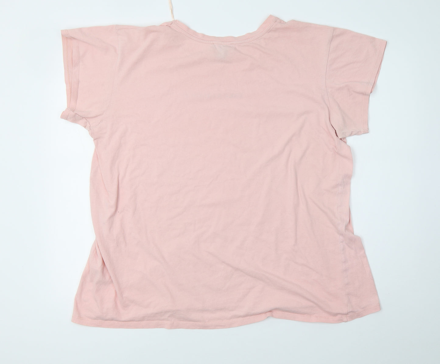 New Look Womens Pink   Basic T-Shirt Size 18
